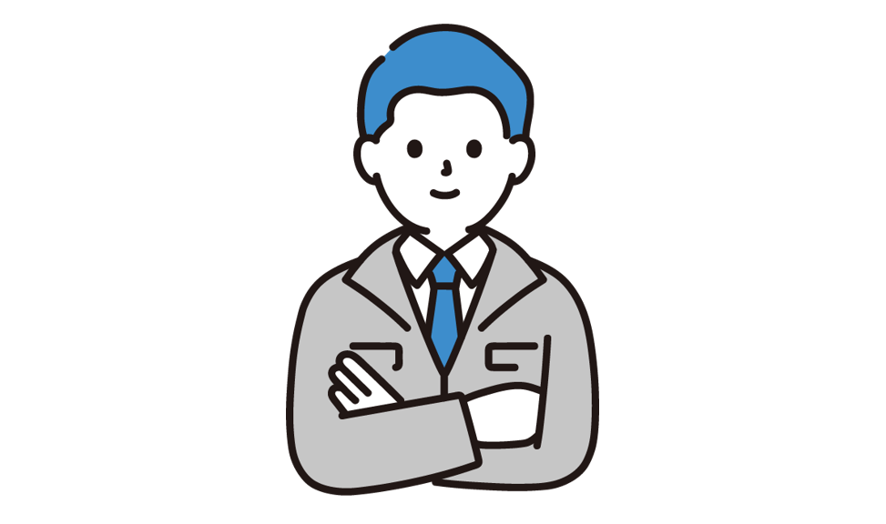 エネルギー業界で働く男性